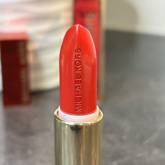 Limited Edition Michael Kors Lip Lacquer Lipstick RUBY RED New In Box Full Size - Picture 4 of 9